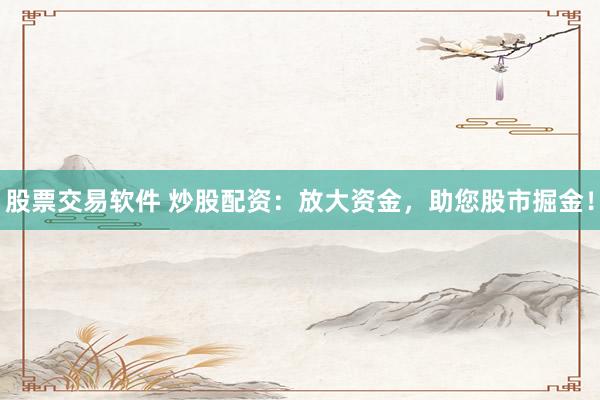 股票交易软件 炒股配资：放大资金，助您股市掘金！