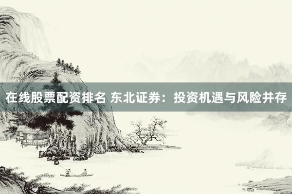 在线股票配资排名 东北证券：投资机遇与风险并存