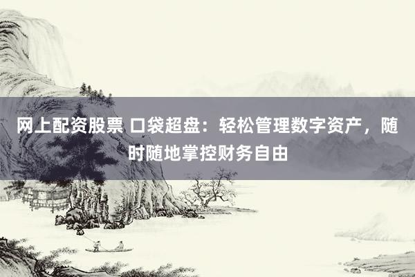 网上配资股票 口袋超盘：轻松管理数字资产，随时随地掌控财务自由